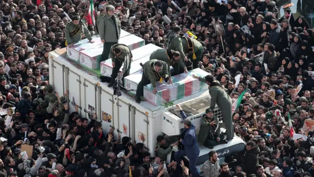 تشییع قاسم سلیمانی در تهران