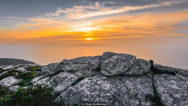 Pôr do sol no Cabo Finisterra