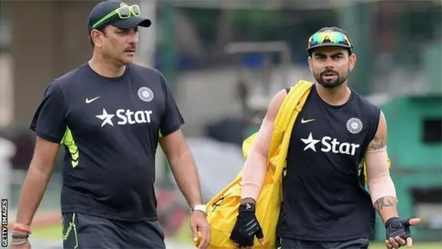 విరాట్ కోహ్లీ, రవిశాస్త్రి