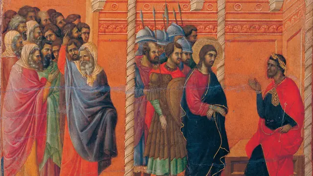 لوحة محاكمة المسيح