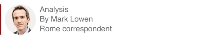 Analysis box by Mark Lowen, Rome correspondent