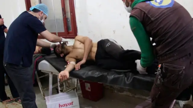 Чоловік у лікарні.