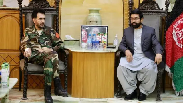 محمد یاسین، والی هلمند و اسدالله خالد، سرپرست وزارت دفاع افغانستان