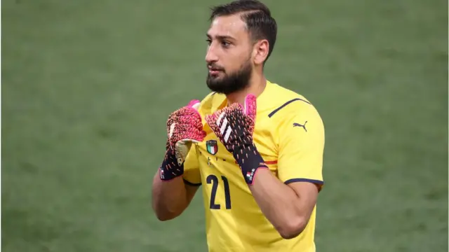Italian Goal keeper, Gianluigi Donnarumma.