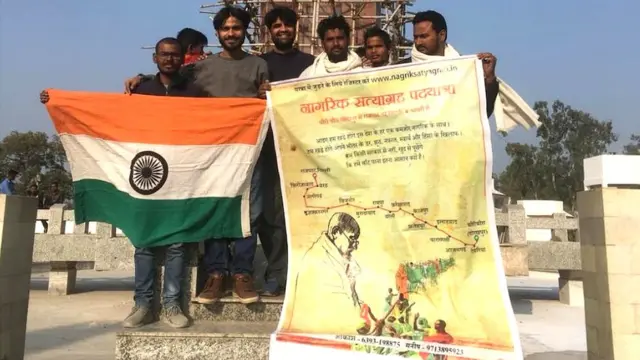 चौरी चौरा से राजघाट तक पदयात्रा