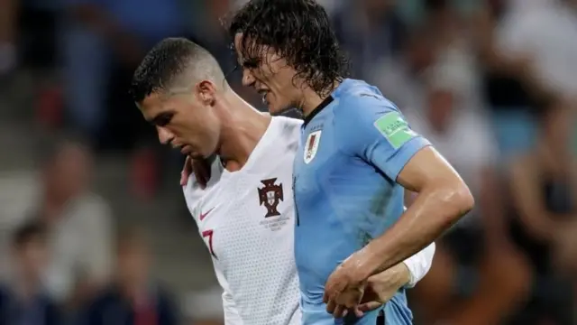 क्रिस्टियानो रोनाल्डो और कावानी