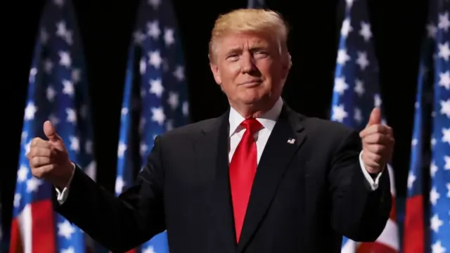 Donald Trump seçim kampanyası sırasında