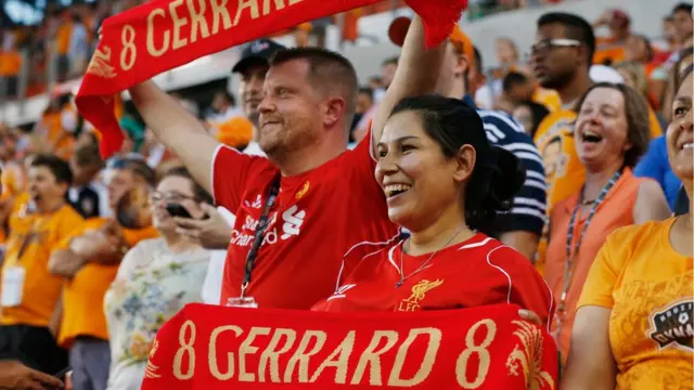 Aficionados de Liverpool