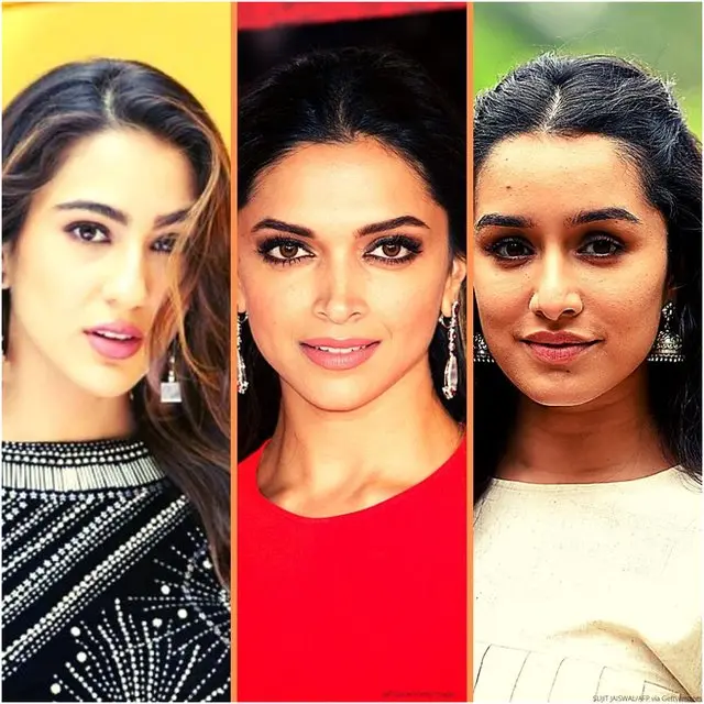 సారా అలీఖాన్, దీపికా పడుకోన్, శ్రద్ధా కపూర్