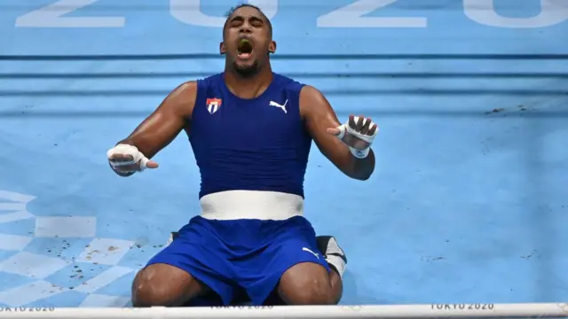 Arlén López tras conquistar el oro.