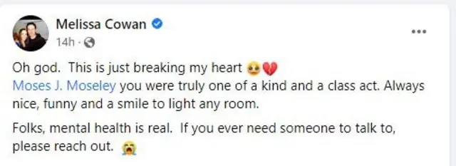 Moses J Moseley: The Walking Dead actor Moseley die for di age of 31