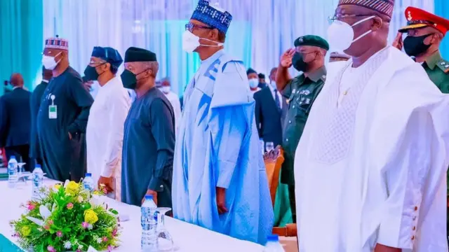 President Buhari for mid term retreat