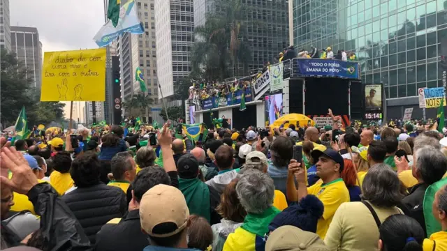 Manifestação na Paulista