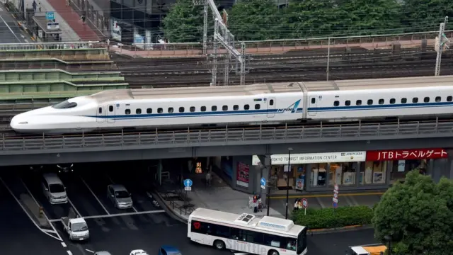 जापान की बुलेट ट्रेन