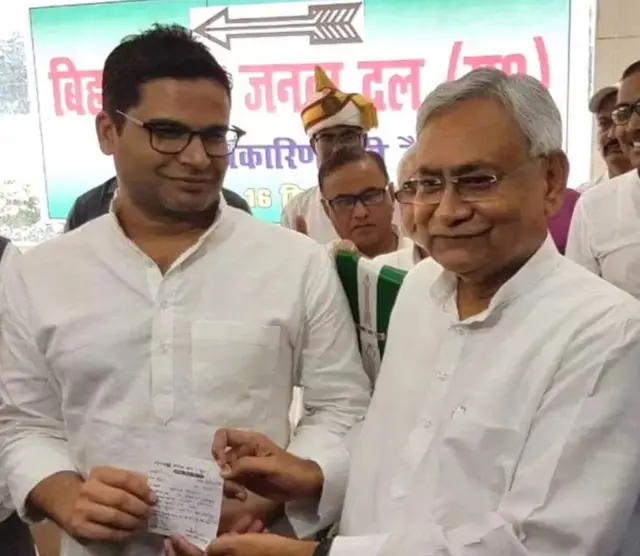 நிதீஷ் குமாருடன் பிரசாந்த் கிஷோர்