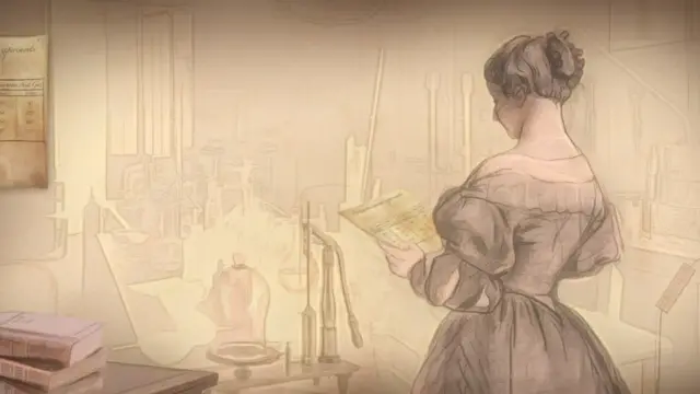 Ilustración de Eunice Foote.