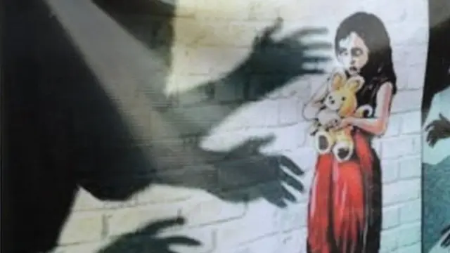 protesters from the All-India Democratic Students Organisation and All-India Mahila Sanskritik Students Organisation demonstrate in Ahmedabad on April 20, 2013, against the brutal rape of a five-year old girl in New Delhi.