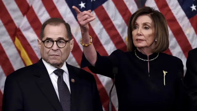 Ketua DPR Nancy Pelosi dan Ketua Komite Kehakiman Jerry Nadler