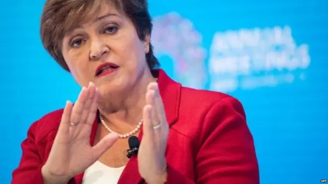 आंतरराष्ट्रीय नाणे निधीच्या (IMF) व्यवस्थापकीय संचालिका क्रिस्तालिना जॉर्जियाव्हा