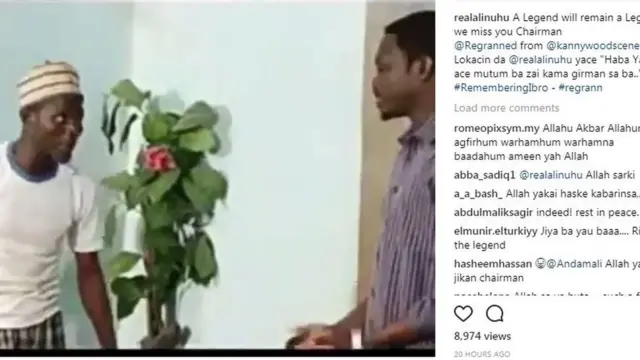 Ali Nuhu da Dan Ibro