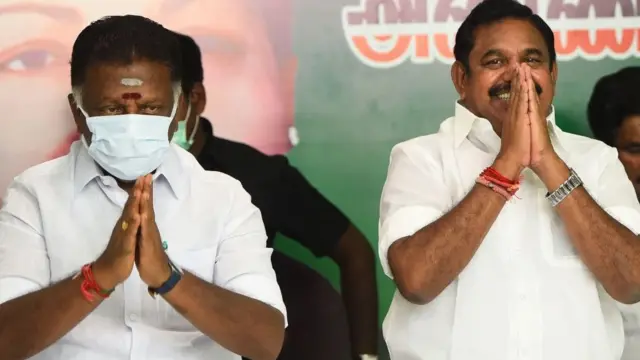 பன்னீர் செல்வம் மற்றும் எடப்பாடி பழனிசாமி