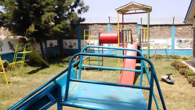 Eneo ambalo watoto wa mama waliofungwa hucheza