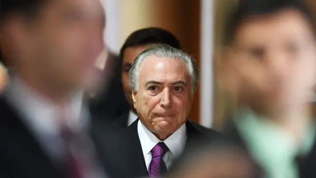 O presidente Michel Temer