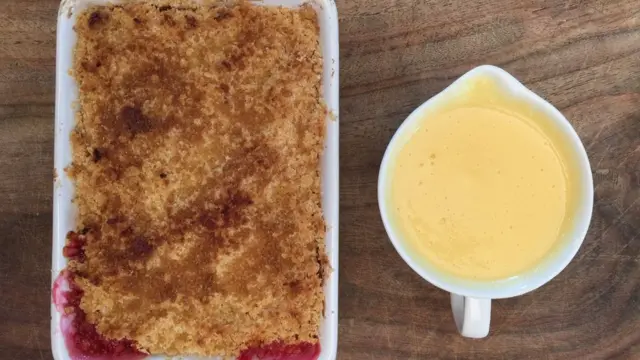 Крамбл и заварной крем