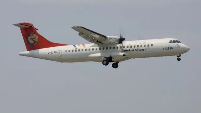 Un ATR-72, en vuelo.