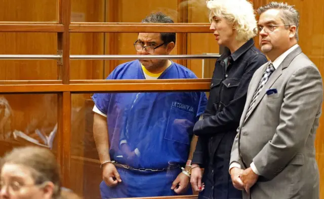 Naasón Joaquín García en el Tribunal Superior de Los Ángeles el 10 de junio de 2019.