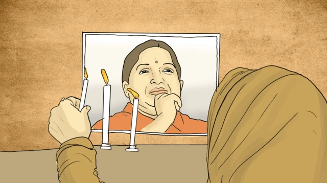 જયલલિતાનું રેખાંકન