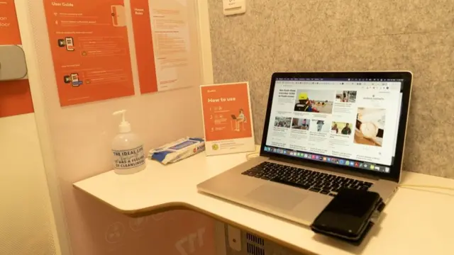 Interior de una cabina