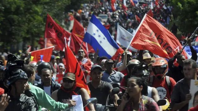 Protestas Honduras