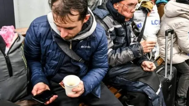 Wasu fararen hula da aka kwashe daga garin Berdyansk na Ukraine