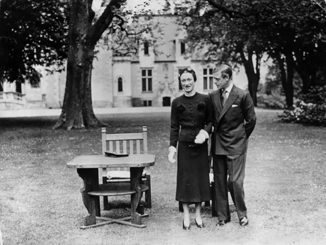 Эдуард и Уоллис на вилле во Франции