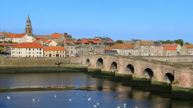 Набережная в Берике-апон-Туид.