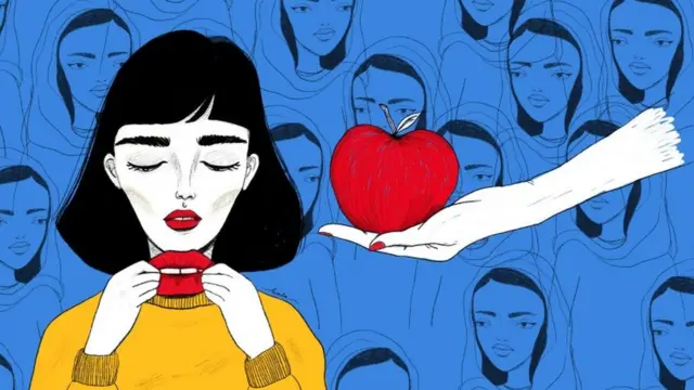 عمل فني لعدد العَيْب للفنانة البحرينية هالة العباسي