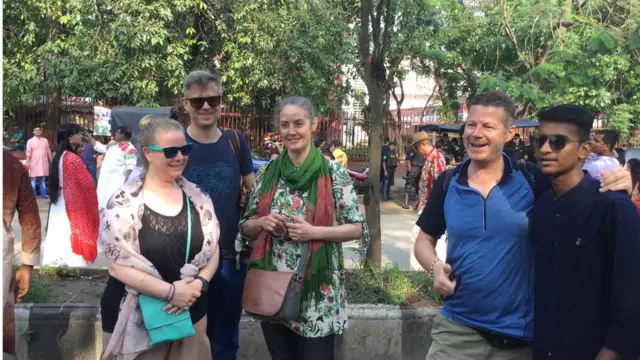 বর্ষবরণ অনুষ্ঠানে যোগ দেন অনেক বিদেশীও