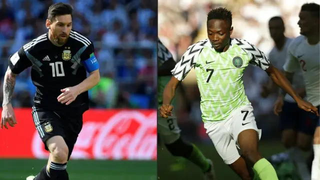 Za a mayar da hankali kan Ahmed Musa da Lionel Messi