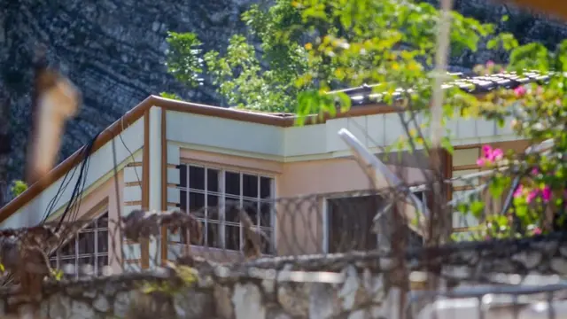 View of the home of assassinated president Jovenel Moïse