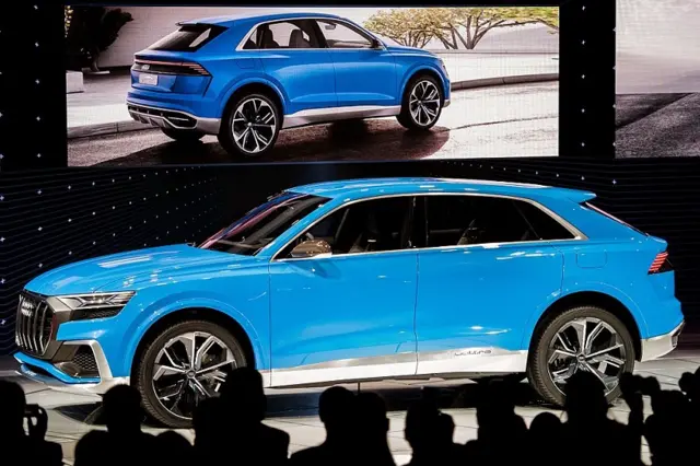 ظاهر آئودی Q8 نسبت به کانسپتی که سال گذشته نمایش داده شد تغییر زیادی نکرده است