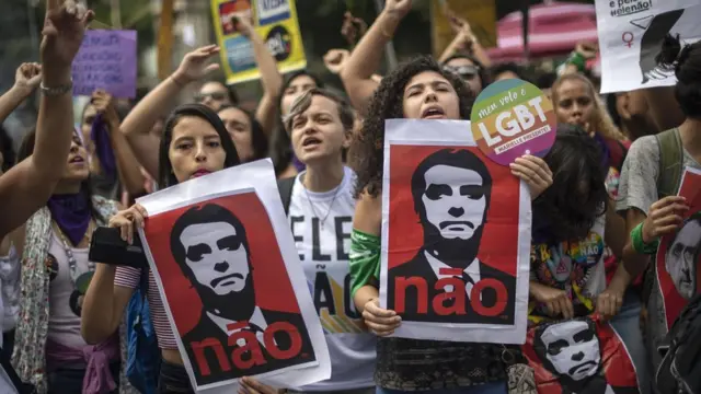 Protesto contra Bolsonaro