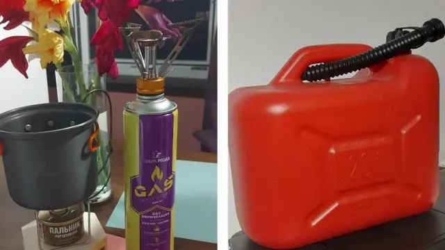 пальник і каністра