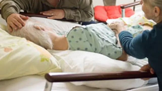 Paciente en el hospicio Zen de San Francisco (Foto: Hospicio Zen)