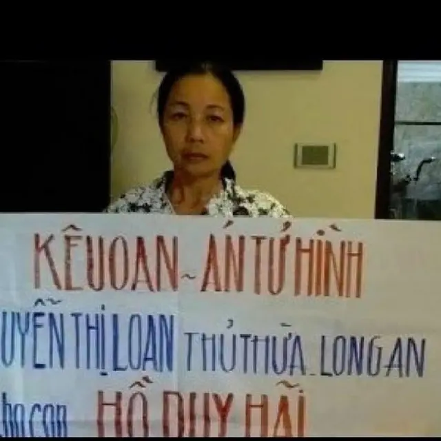 Bà Nguyễn Thị Loan, mẹ Hồ Duy Hải, đã kêu oan cho con suốt 12 năm