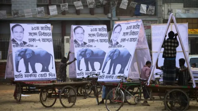 ২০১৪র সেই বিতর্কিত নির্বাচনে ভোটের প্রচার