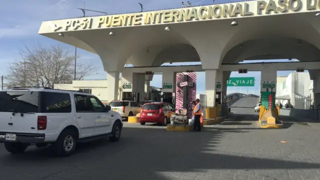 Ponte na fronteira entre Ciudad Juárez e El Paso