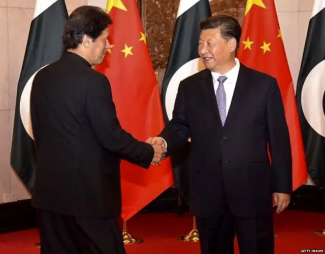 ઇમરાન ખાન અને જિનપિંગ