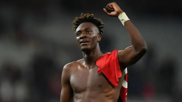 Le Nigérian Tammy Abraham, attaquant de Chelsea FC