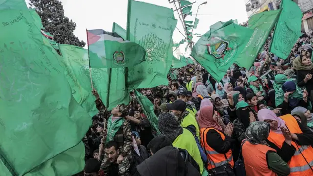 gazze'deki hamas mitingi 14 aralık 2019